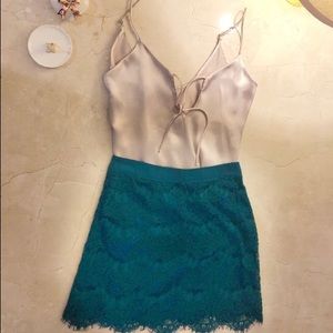 Silky / satin spaghetti strap top